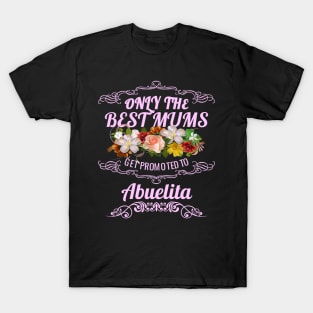 The Best Mums Get Promoted To Abuelita T-Shirt